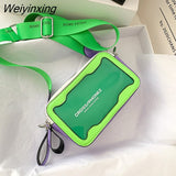 Weiyinxing Lady Crossbody Bags For Women Transparent Women's Bag 2023 Trend Flap Summer Woman Messenger Purse Women's Shoulder Bag