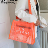 Weiyinxing Luxury Designer Handbag Fashion Pvc Brand Tote Bag Party Travel Shoulder Crossbody Bags Black White Green Blue Purple Red