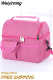 Weiyinxing Bag Reusable Insulated Thermal Bag Women Men Multifunctional 8L Cooler and Warm Keeping Lunch Box Leakproof Waterproof