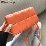 Weiyinxing YIDE 2023 Spring New Trend Wild Shoulder Bag Fashion Plaid Bag Women Ladies Design Messenger Small Square Bag Luxury Handbag