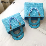 Weiyinxing Women Bags Chain Handbags Fashion Shoulder Bag Luxury Crossbody Bags for Girls 2023 Designer PU Flap for Female Messenger Bag