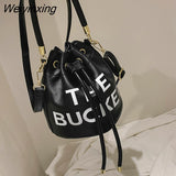 Weiyinxing YIDE 2023 New Bucket Shoulder Crossbody Bags Women Handbags and Purse 2023 New Lady's Messenger Bags High Quality Women Bag