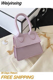 Weiyinxing Small Square bag 2023 Fashion New Quality PU Leather Women's Handbag Crocodile pattern Chain Shoulder Messenger Bags