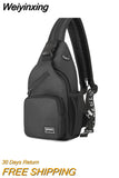 Weiyinxing Women Small Backpack 2023 Casual Girls Chest Bag with Earphone Hole Travel Backpack Multi-Functional Rucksacks Mochila Mujer