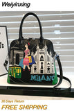 Weiyinxing Women Bag Luxury Handbags Large Capacity Crossbody Bag Female PU Leather Shoulder Bags High Quality Brand Shoulder Messenger Bag