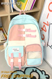 weiyinxing Kawaii Teens Girls Bookbag Leisure Lovely Female Shoulder Travel Bag College Schoolbag Fashion Cute Laptop Backpack