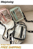 Weiyinxing Crossbody Bags for Women Daisy Transparent Shoulder Handbag for Women Fashionable Tote Female Shoulder Bags