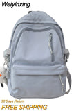 Weiyinxing Girl Fashion waterproof Bag Women Kawaii Trendy College Student Backpack Lady Cute School Bag Female Cool Book Backpack