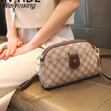Weiyinxing Women Crossbody Bags For 2023 New Luxury Handbags Leather Plaid Flowers Fashion Makeup Cell Phone Ladies Female Messenger Clutch
