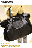 Weiyinxing New Winter Space Cotton Down Jacket Bag Fashion Women Handbags Designers Brand Women's Shoulder Messenger Bags High Quality