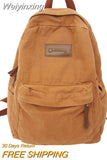 Weiyinxing Cool Girl Boy Canvas Green Laptop Student Bag Trendy Women Men College Bag Female Backpack Male Lady Travel Backpack Fashion