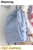 Weiyinxing Waterproof Nylon Women Bags School Backpack for Teenagers Girls Travel Backbag Mochilas Female Small Bookbag Kawaii Bag