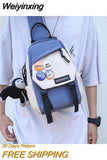 Weiyinxing Bag Female Cross Body Bag Sports Student Shoulder Bag Casual Male Cross Body Bag Japanese Small Backpack