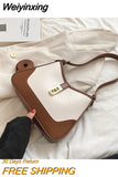 Weiyinxing Designer Bags Fashion Women PU Leather Shoulder Underarm Bag Brand Female Handbags Purses Trend New Travel Crossbody Bag