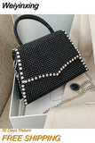 Weiyinxing Flap Small Tote Bag Quality PU Leather Women's Designer Female Handbags And Purses Fashion Chain Shoulder Crossbody Bags