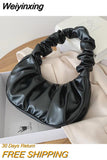 Weiyinxing Women's Bag 2023 Trend Handbags for Women PU Cloud Bags Leisure Armpit Bag Shopping Shoulder Bags Dumpling Handbag Female
