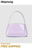 Weiyinxing Small Silver Women Handbags Designer Chains Shoulder Bag Luxury Pu Leather Crossbody Bag Mini Phone Female Purses 2023