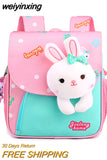 weiyinxing Fashion Cartoon Backpack For Girls Primary School Bag Cute Kids Bookbag Boys Bagpack Kawaii Animal Pattern Mochila