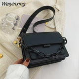 Weiyinxing Color Leather Flap Crossbody Hand Bags for Women 2023 New Women's Branded Trending Ladies Small Shoulder Handbags Purse