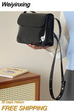 Weiyinxing Patent Leather Women's Underarm Bag Fashion Ladies Small Square Shoulder Messenger Bags Casual Female Purse Handbags