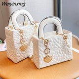 Weiyinxing handbags bags for women lady shoulder Purse Stylish Flowers Quilted Tote Bag Trend women's bag 2023 square crossbody bag