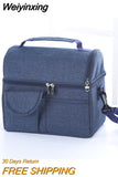 Weiyinxing Bag Reusable Insulated Thermal Bag Women Men Multifunctional 8L Cooler and Warm Keeping Lunch Box Leakproof Waterproof