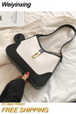 Weiyinxing Designer Bags Fashion Women PU Leather Shoulder Underarm Bag Brand Female Handbags Purses Trend New Travel Crossbody Bag