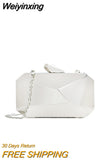 Weiyinxing Acrylic Box Geometric bags Clutch Evening Bag Elegent Chain Shoulder Bag for Women 2023 Handbag For Wedding/Dating/Party