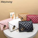 Weiyinxing Arrival Fashion Women's Small Crossbody Bag PU Leather Messenger Bag Zipper Handbag Purse Summer Travel Bag for Female