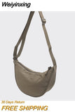 Weiyinxing Nylon Hobos Crossbody Bag for Women Designer Shoulder Bags Large Capacity Tote Lady Travel Shopper Bag Female Purses