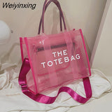 Weiyinxing Luxury Designer Handbag Fashion Pvc Brand Tote Bag Party Travel Shoulder Crossbody Bags Black White Green Blue Purple Red