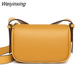 Weiyinxing Quality Natural Cowskin Female Shoulder Crossbody Tote Genuine Leather Bags For Women Casual Simple Small Women's Handbags