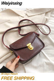 Weiyinxing Small Square Bags Luxury Designer Women Shoulder Bag Trend New High Quality PU Leather Crossbody Bags Fashion Purse Bag