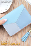 Weiyinxing Women Wallets Zipper Coin Purse Lady Long Short Purses Handbags Cards Holder Lady Purses PU Leather Moneybag Billfold Wallet