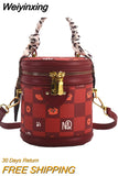 Weiyinxing Small Bag Girls In Summer 2023 New Tide Joker Messenger Bag Fashion Portable Cylinder Bag Bucket Bags for Women