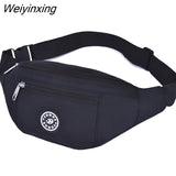 Weiyinxing Men Women Waist Bag Casual Fanny Pack Purse Large Phone Belt Bag Pouch Canvas Outdoor Travel Phone Bag Banana Hip Bags
