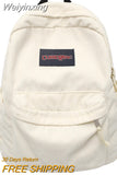 Weiyinxing Girl Corduroy Design College Backpack Cool Women Men Striped Fashion Teenage Book Bag Ladies Travel Female Laptop School Bag