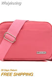 Weiyinxing Women Nylon Shoulder Bags Crossbody Bag Ladies Top-handle Bolsa Feminina Satchel Handbag Pouch Tote Pocket