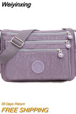 Weiyinxing Women Messenger Bag Female Waterproof Nylon Shoulder Bags Ladies Handbags Fashion Girls Crossbody Bags Tote