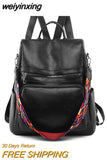 weiyinxing Anti-theft Women Backpacks Famous Brand High Quality Leather Female Backpack Ladies Large Capacity School Bag for Girls