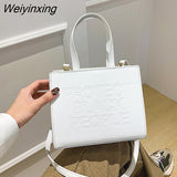 Weiyinxing Bag 2023 Designer Ladies Shopping Crossbody Purse And Handbag Luxury PU Leather Protect Black People Shoulder Bag For Women