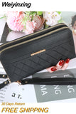 Weiyinxing Women's Wallet Female Purses Tassel Coin Purse Card Holder Wallets Female Pu Leather Clutch Money Bag Pu Leather Wallet2023