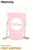 Weiyinxing Phone Bags Purses Handbags for Women New Designer Luxury Women's Phone Bags Crossbody Coffee Design Ladies Satchel Bags