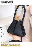 Weiyinxing Rope Handle Totes Women High Quality Crossbody Bag Fashion Designer Handbag and Purses Luxury Brand Ladies Shoulder Bag