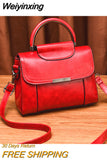 Weiyinxing New Leather Women Shoulder Bags High Quality Crossbody Bags for Ladies Brands Tote Bags Luxury Designer Women's Bag Handbag