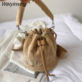 Weiyinxing YIDE 2023 New Bucket Shoulder Crossbody Bags Women Handbags and Purse 2023 New Lady's Messenger Bags High Quality Women Bag