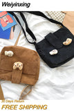 Weiyinxing Bag for Women 2023 Girls Designer Handbag Cute Cartoon Cat Doll Shopper Mini Crossbody Shoulder Bag Free shipping Purse