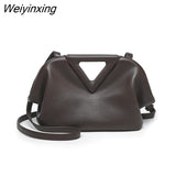 Weiyinxing Super Brand Women Crossbody Bag Designer Inverted Triangle Handle Handbag Purse Luxury Shoulder Bas for Women Clutch Satchel