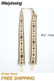 Weiyinxing Women Crossbody Bag Straps Fashion Handbag Wide Belt Shoulder Replacement Adjustable Strap Bag Part Accessories