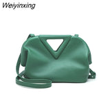 Weiyinxing Super Brand Women Crossbody Bag Designer Inverted Triangle Handle Handbag Purse Luxury Shoulder Bas for Women Clutch Satchel